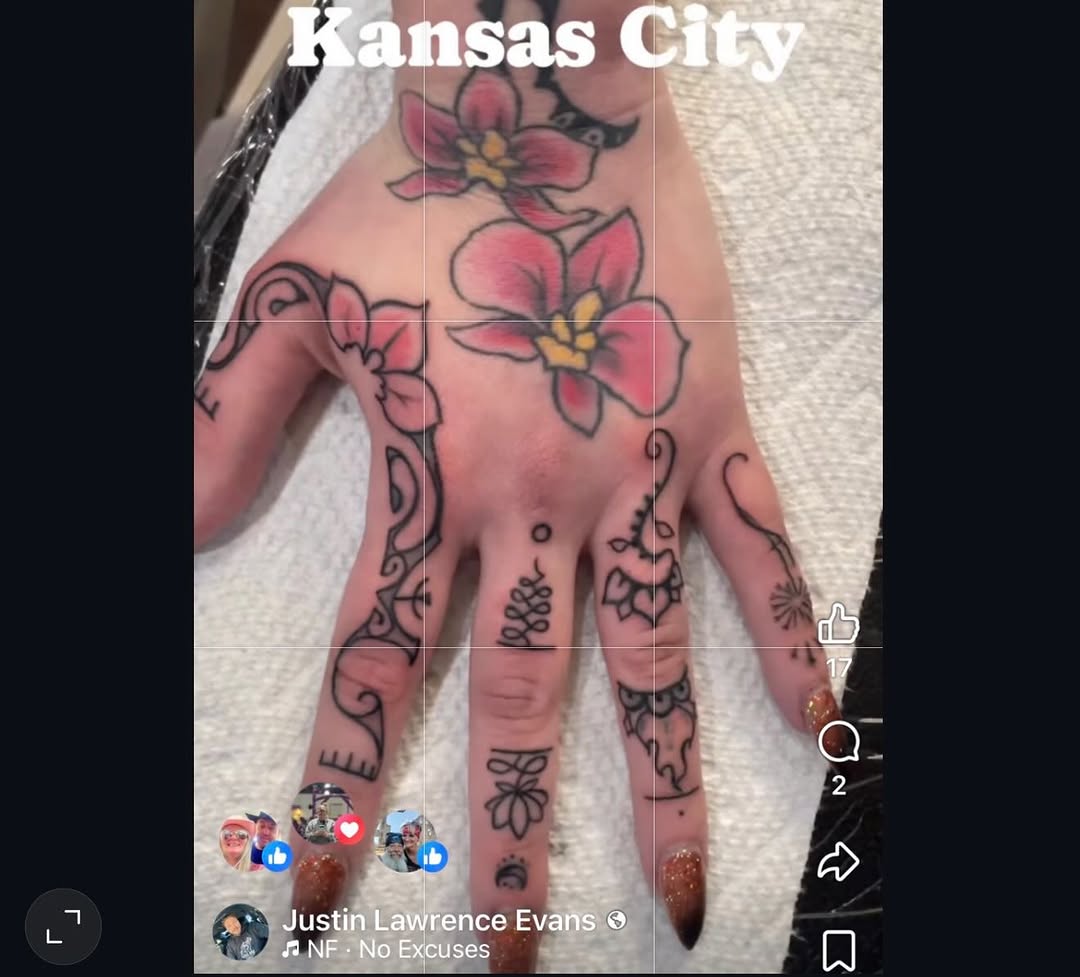 Tattoo by @justinevanskc — blackwork