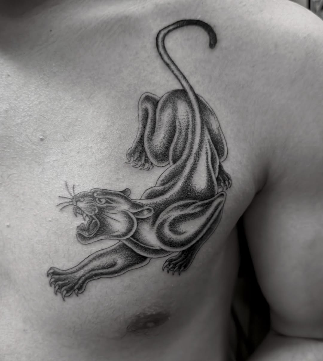 Tattoo by @andrewmammoth — black_and_grey, realism