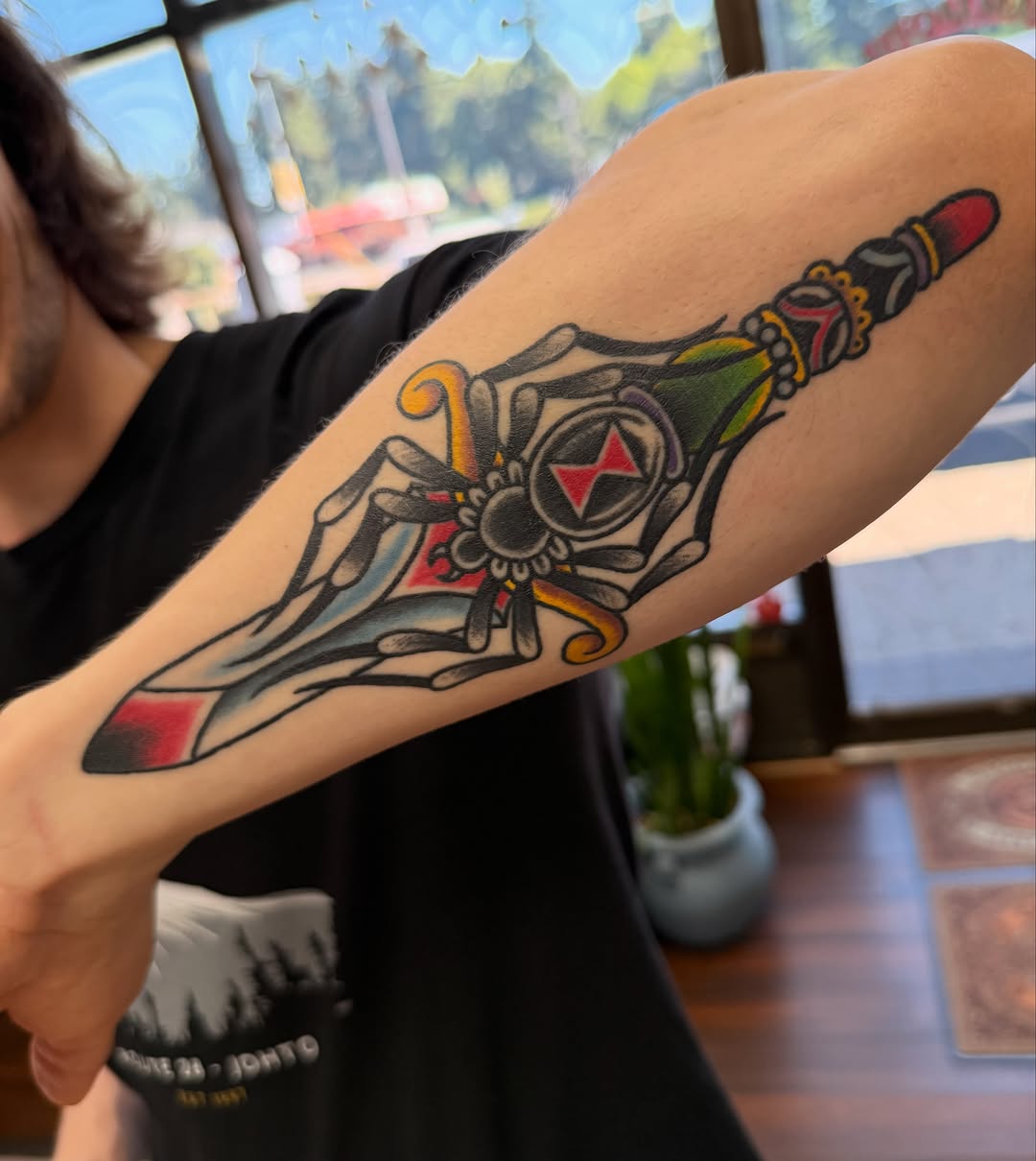 Tattoo by @andrewmammoth — american_traditional, neo_traditional