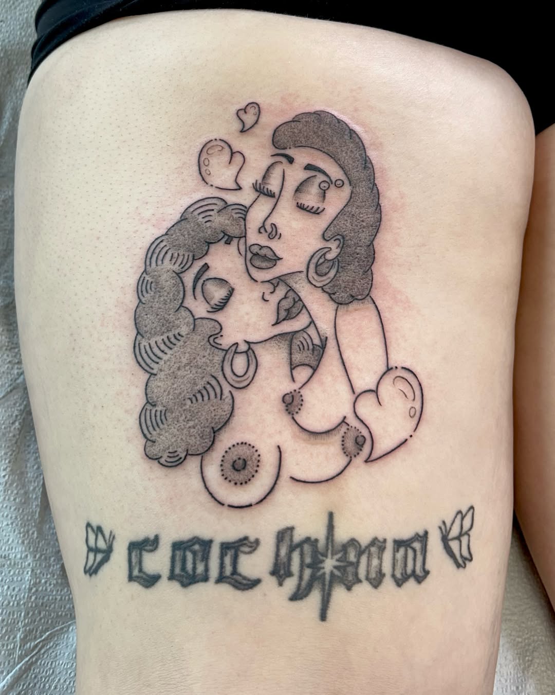 Tattoo by @scratch.witch — ignorant, lettering_script