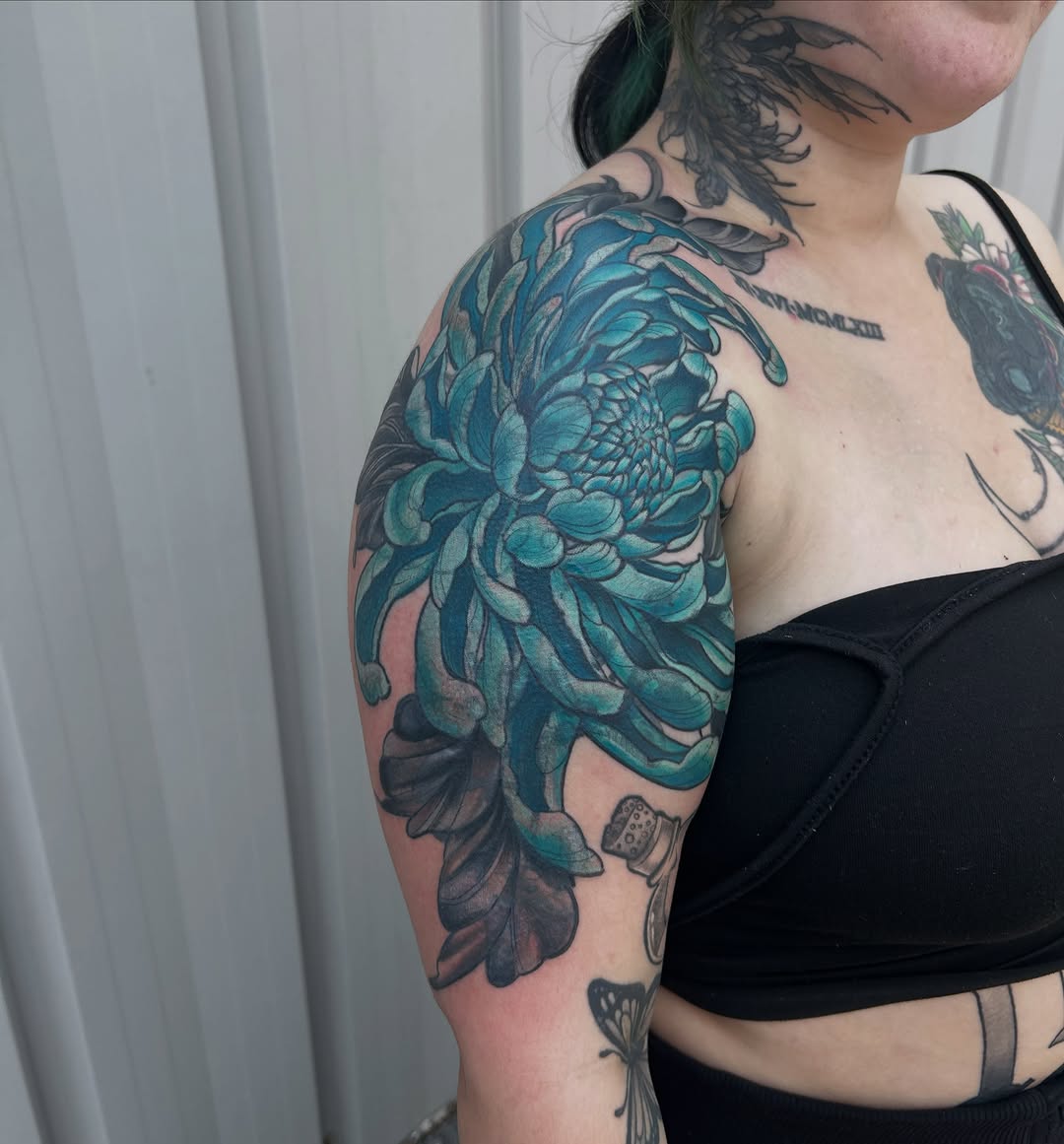 Tattoo by @mayhem_inkk — japanese_irezumi, black_and_grey