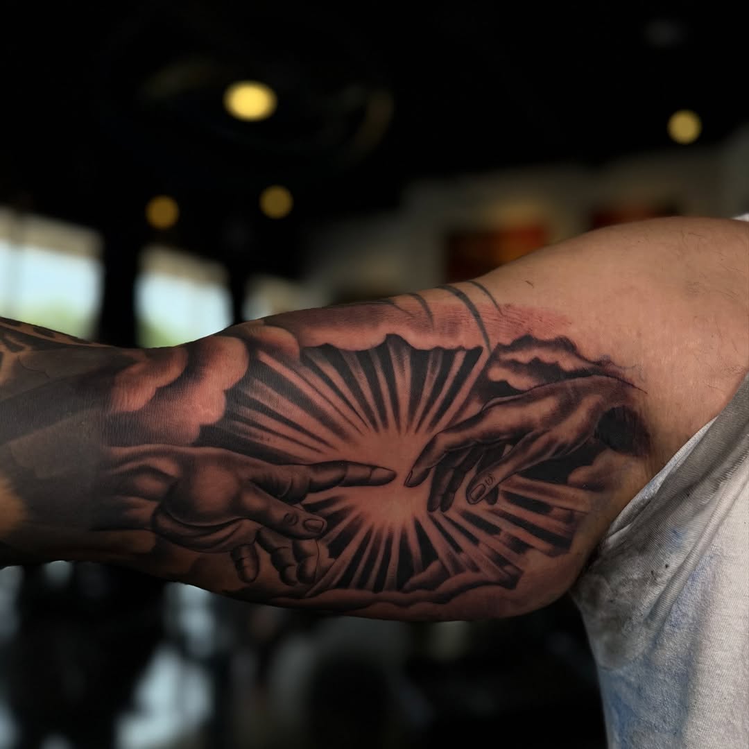 Tattoo by @nanaa.ink — realism, black_and_grey