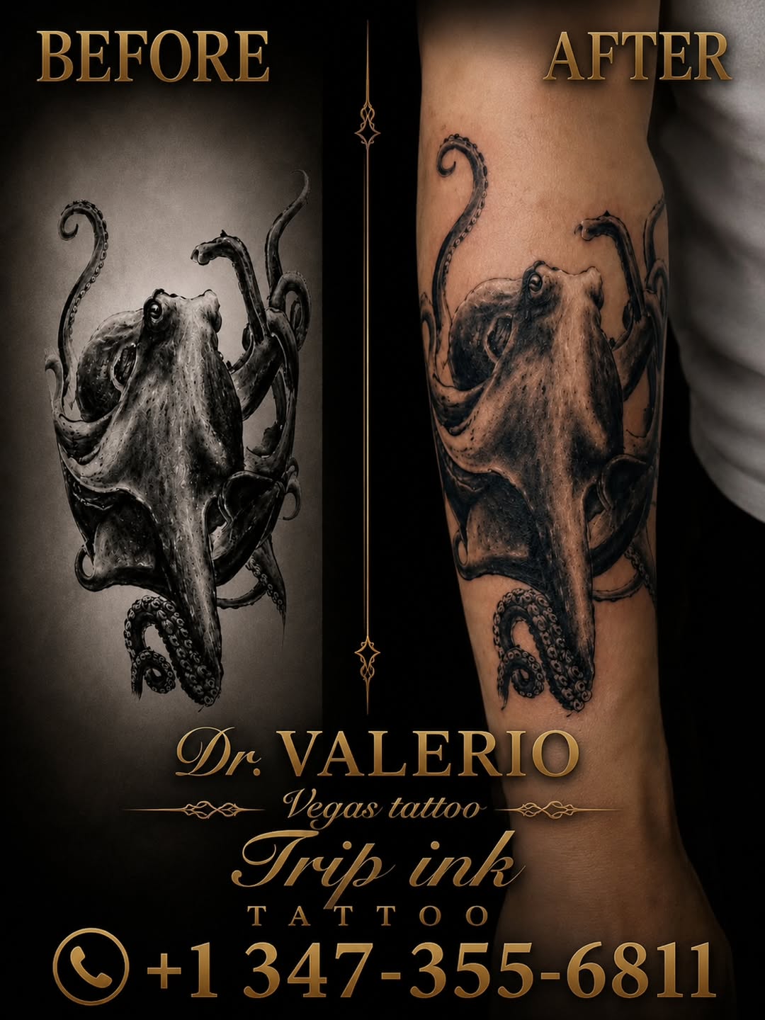 Tattoo by @dr.valerio_tattoo — realism, black_and_grey