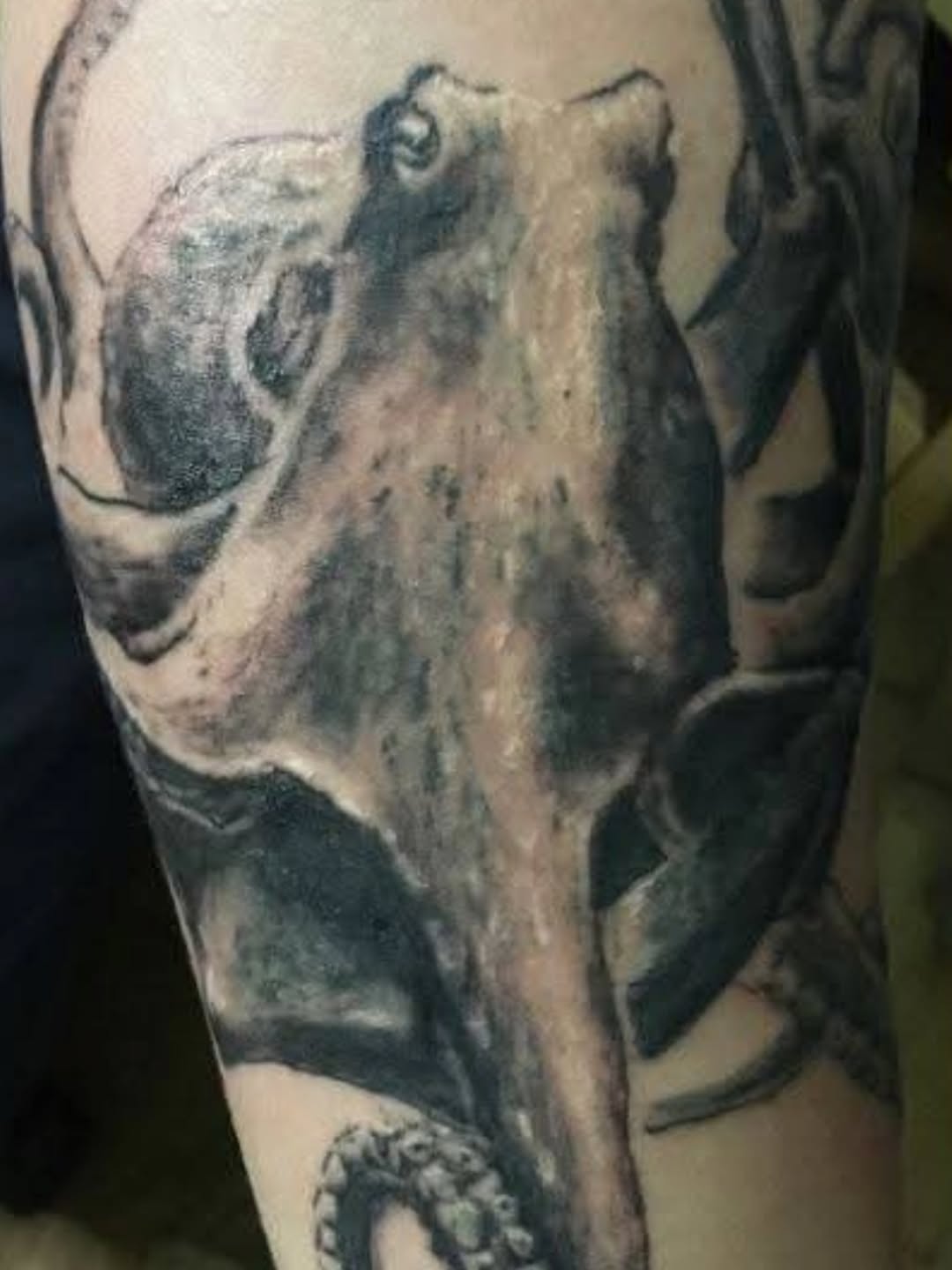 Tattoo by @dr.valerio_tattoo — realism, black_and_grey