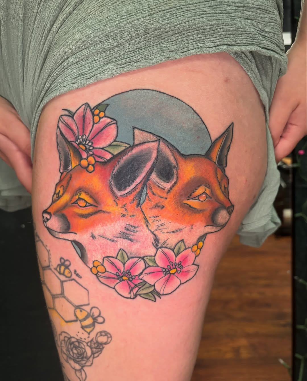 Tattoo by @shroom.bloom.tattoos — neo_traditional
