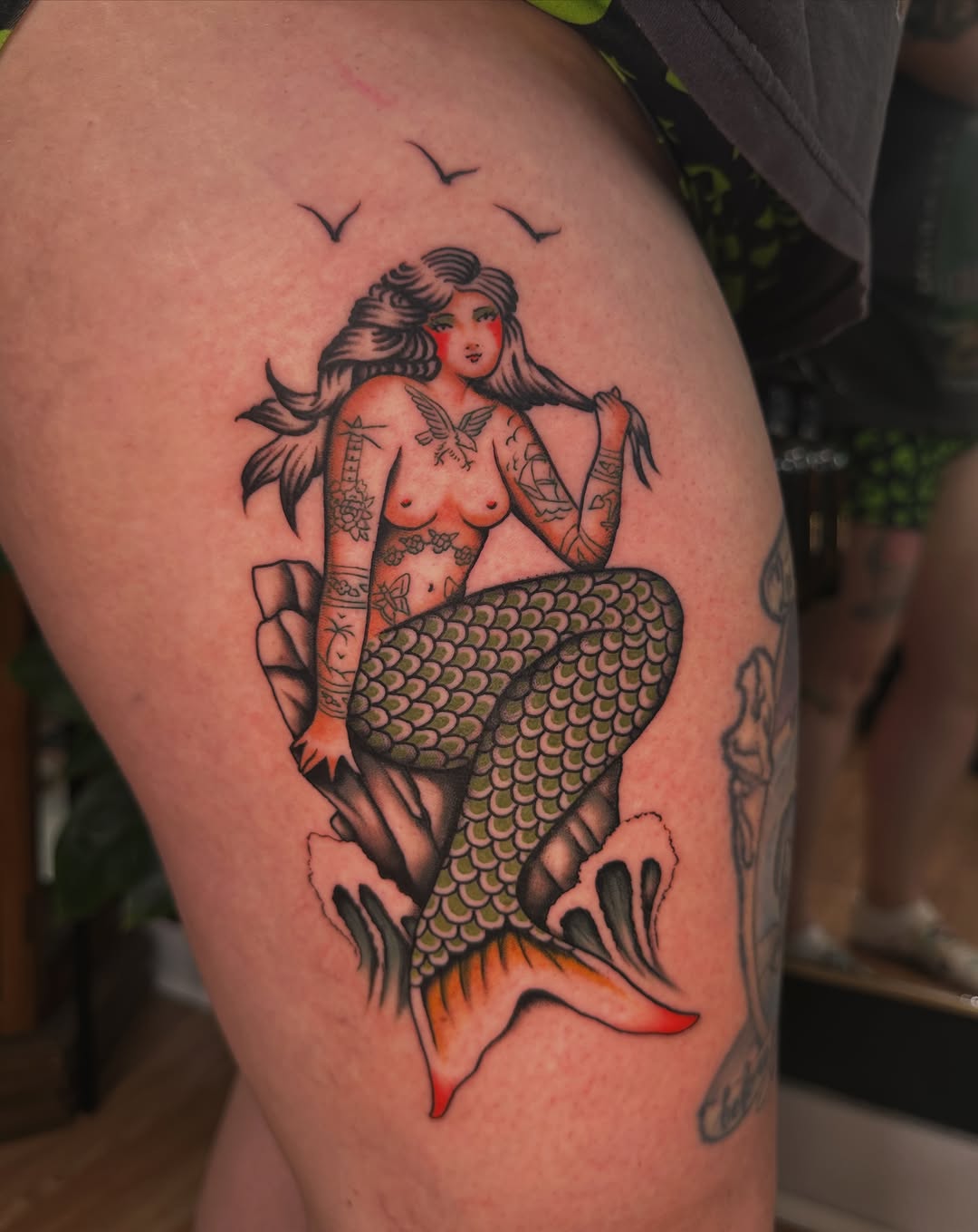 Tattoo by @maxpete — american_traditional, illustrative
