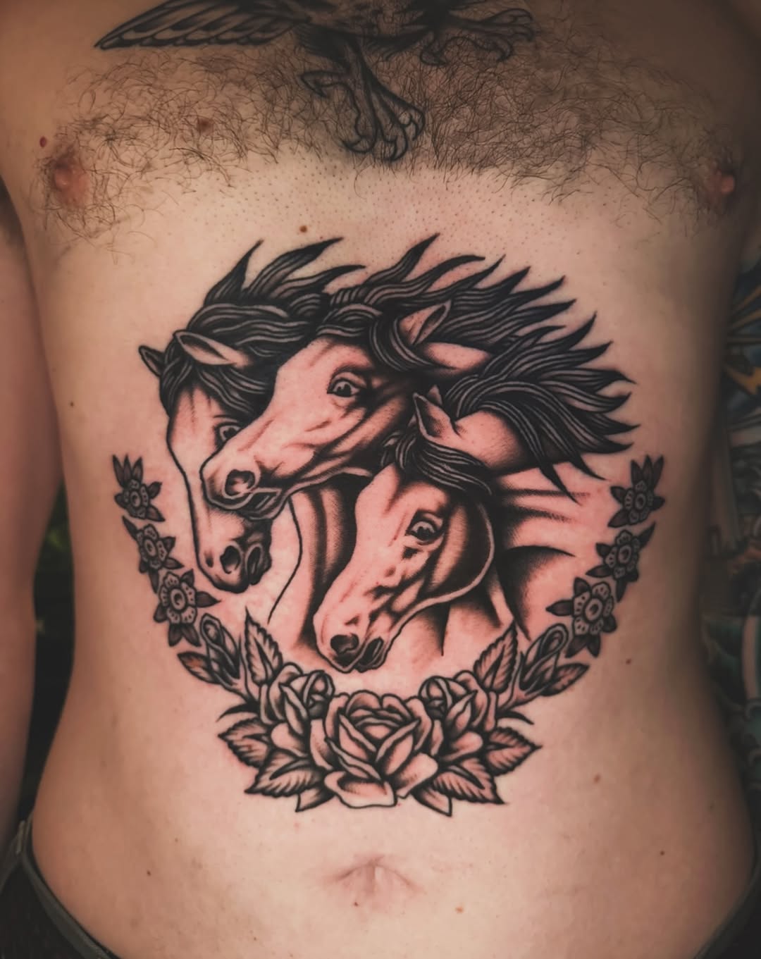 Tattoo by @maxpete — black_and_grey, illustrative