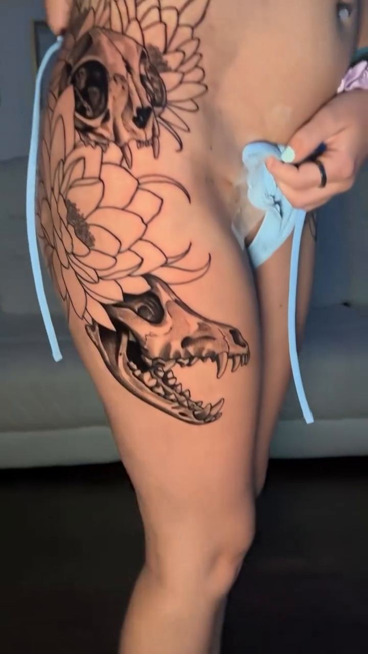 Tattoo by @tattoosbyquentin — black_and_grey, illustrative