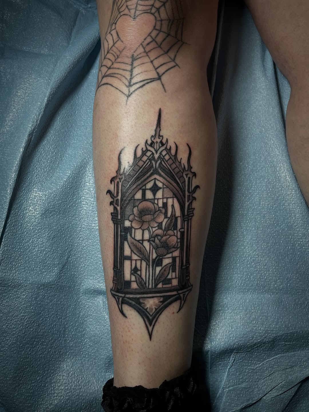 Tattoo by @thereelist_ink — black_and_grey