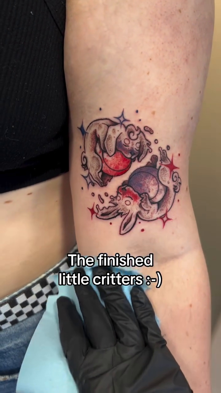 Tattoo by @isopod.inks — illustrative, new_school
