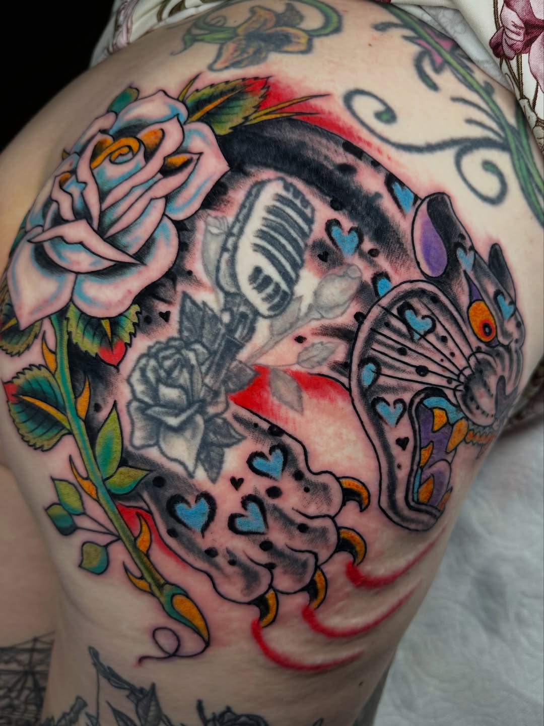 Tattoo by @today.jr — american_traditional, neo_traditional