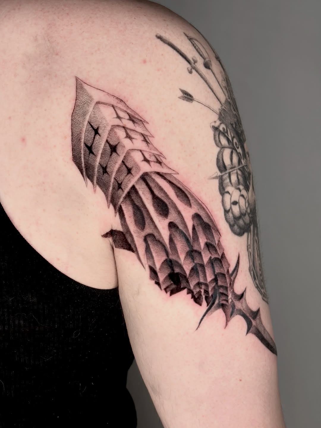 Tattoo by @goonsillustrationz โ dotwork, blackwork