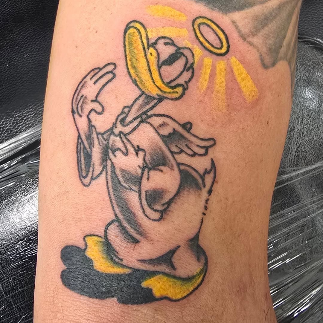Tattoo by @tattoosbythecaptain — illustrative, new_school