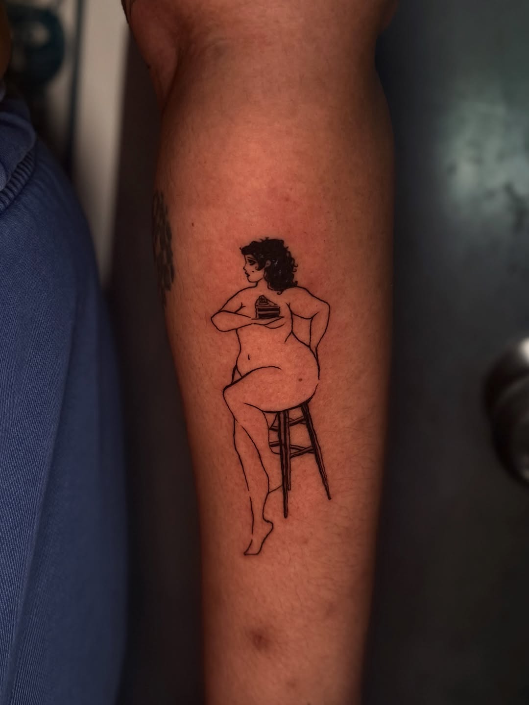 Tattoo by @meliasdolls — illustrative, fine_line