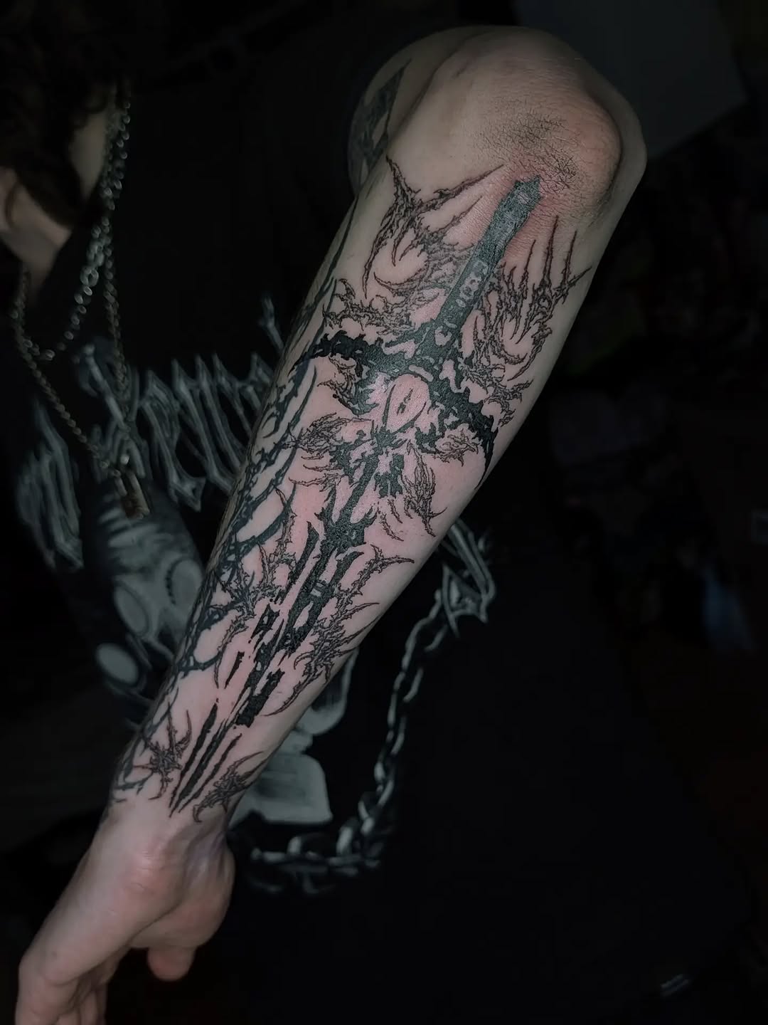 Tattoo by @profanae.0001 — blackwork, illustrative