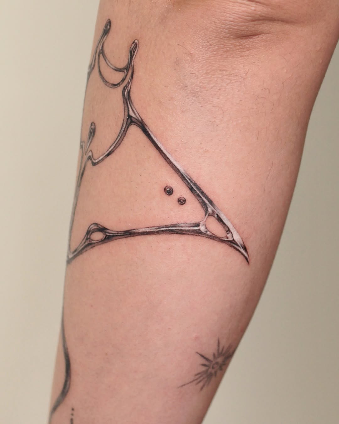 Tattoo by @yeon.ink — fine_line, black_and_grey