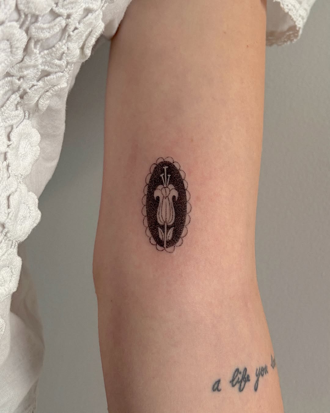 Tattoo by @slxpxke — fine_line