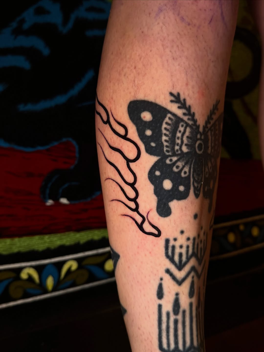 Tattoo by @dojatatt — blackwork, illustrative