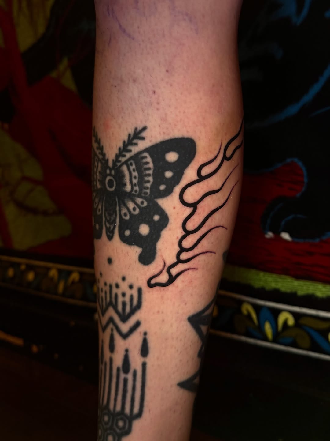 Tattoo by @dojatatt — blackwork, illustrative