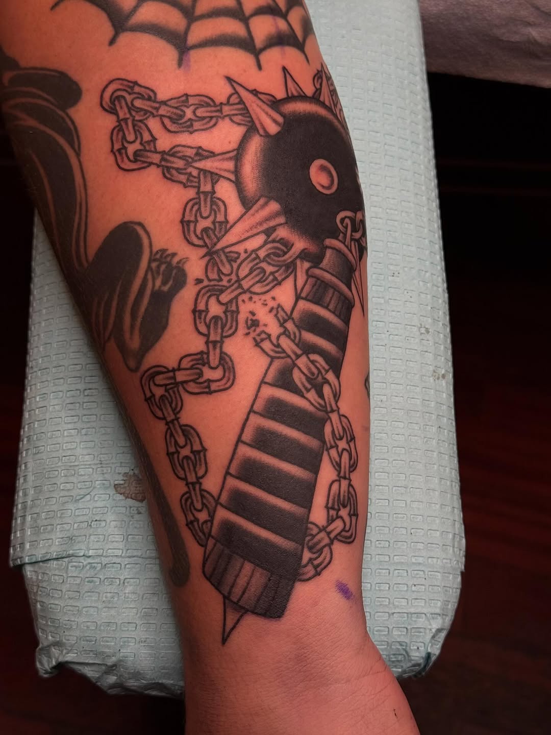 Tattoo by @rosskjones — american_traditional, illustrative