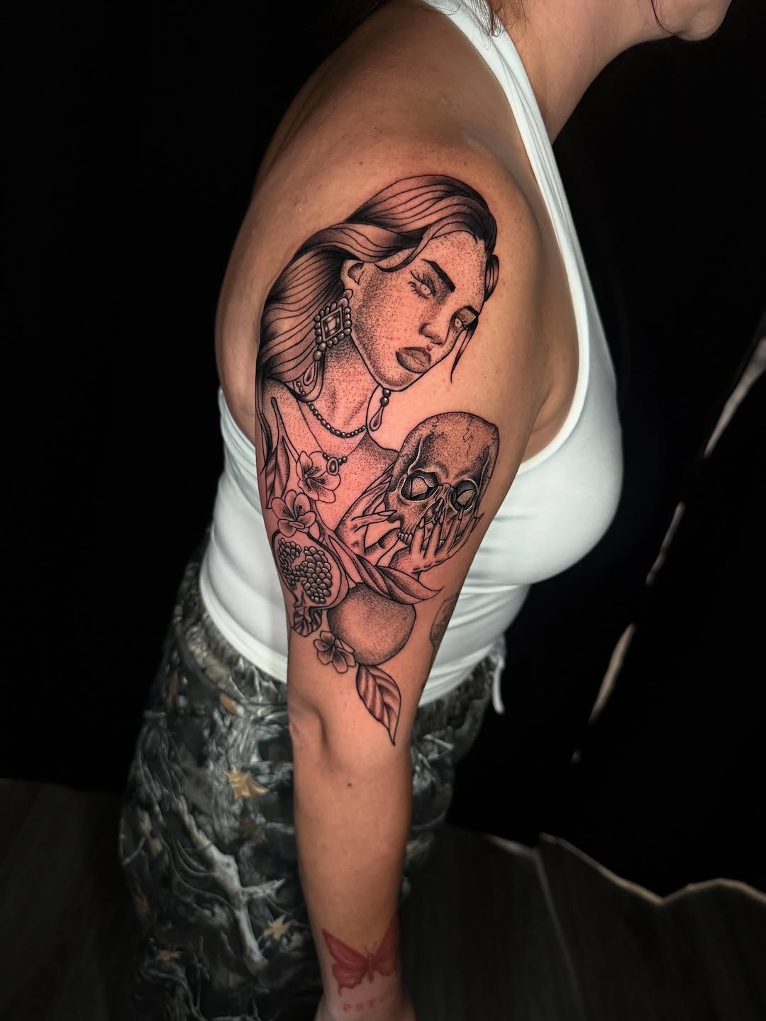 Tattoo by @unrendered_tattz — black_and_grey