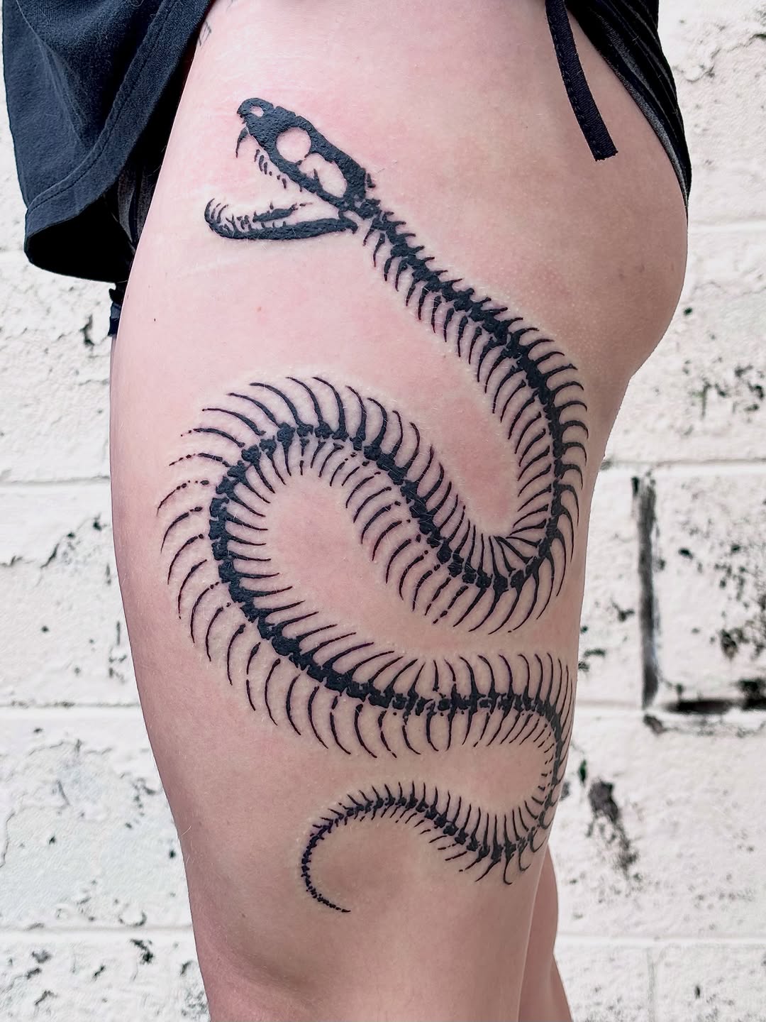 Tattoo by @butcher_boy_tattoos — blackwork