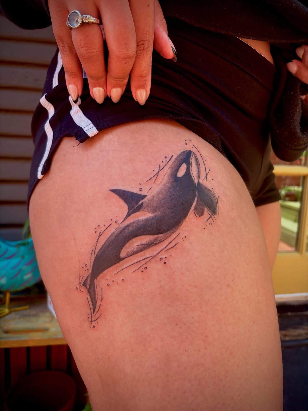 Tattoo by @tattotos — black_and_grey