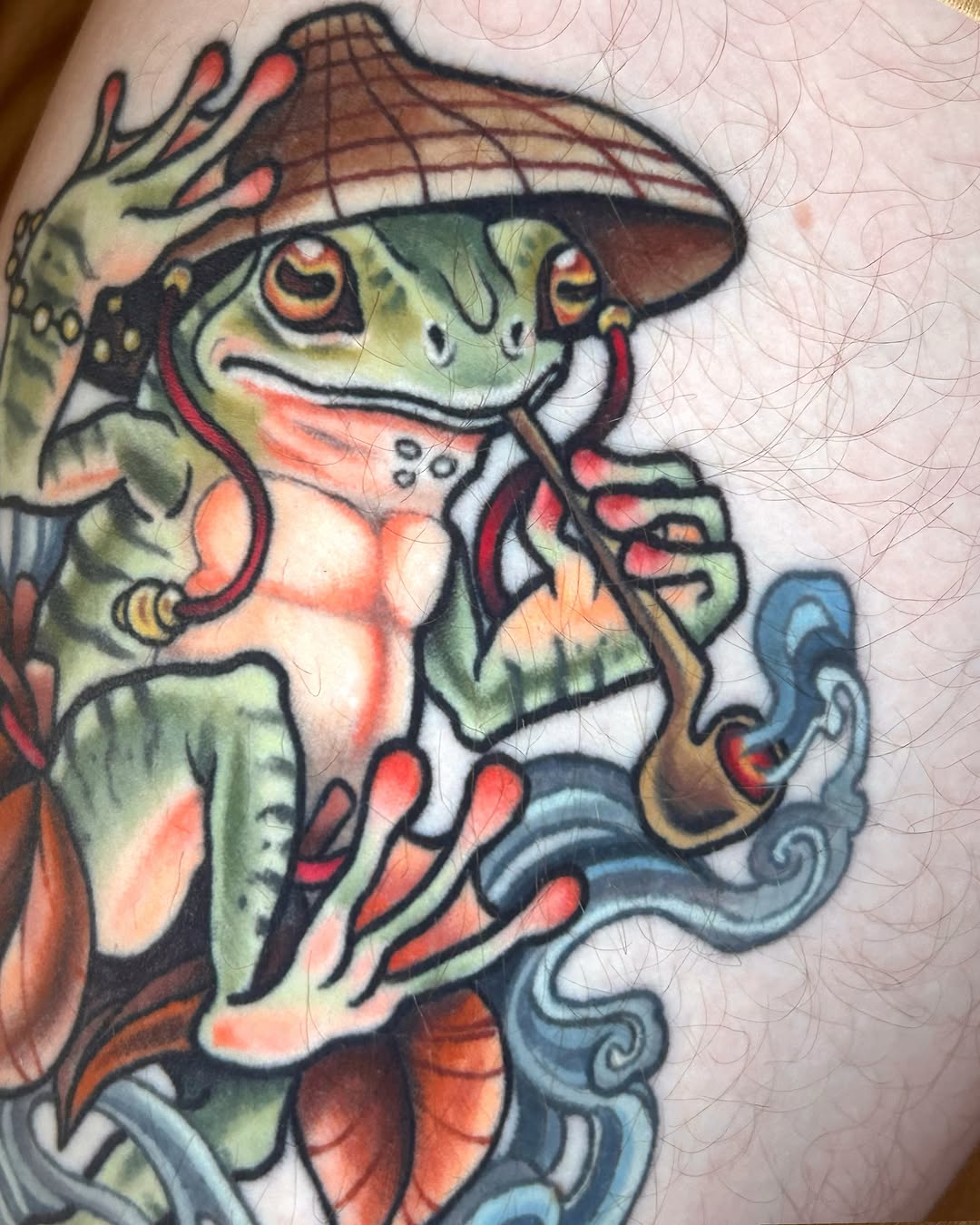 Tattoo by @oddzephyr — japanese_irezumi, neo_traditional