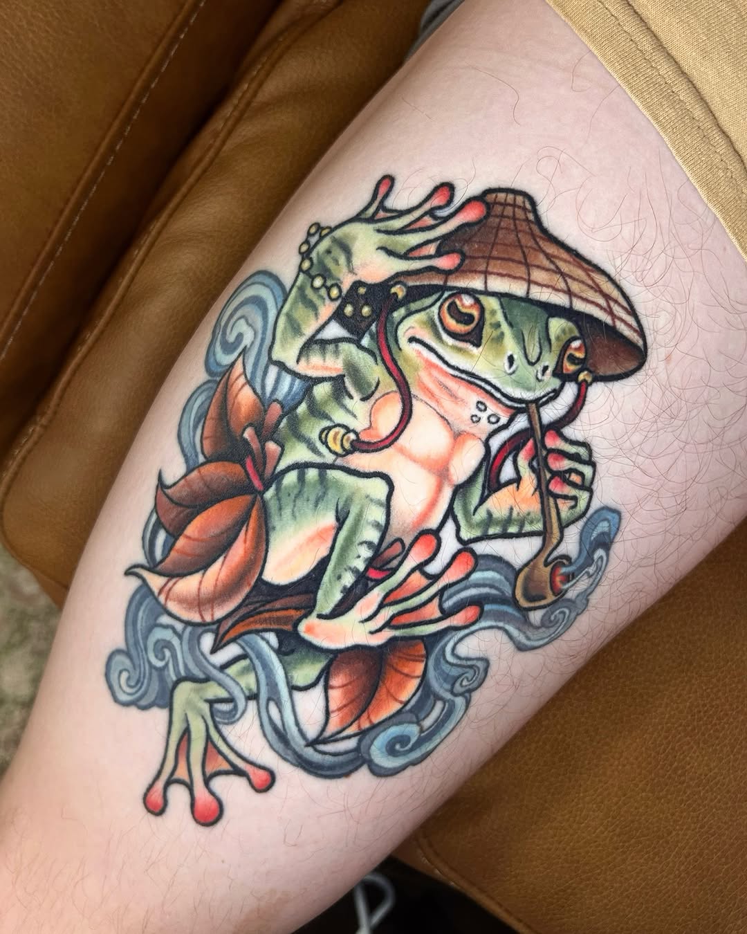 Tattoo by @oddzephyr — neo_traditional, japanese_irezumi