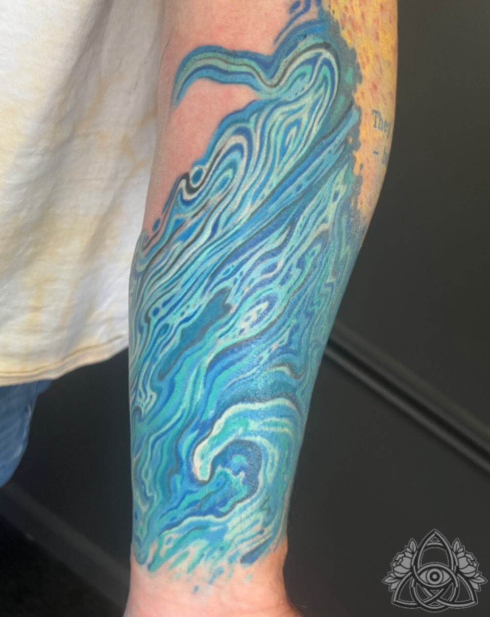 Tattoo by @tattoogarden — watercolor