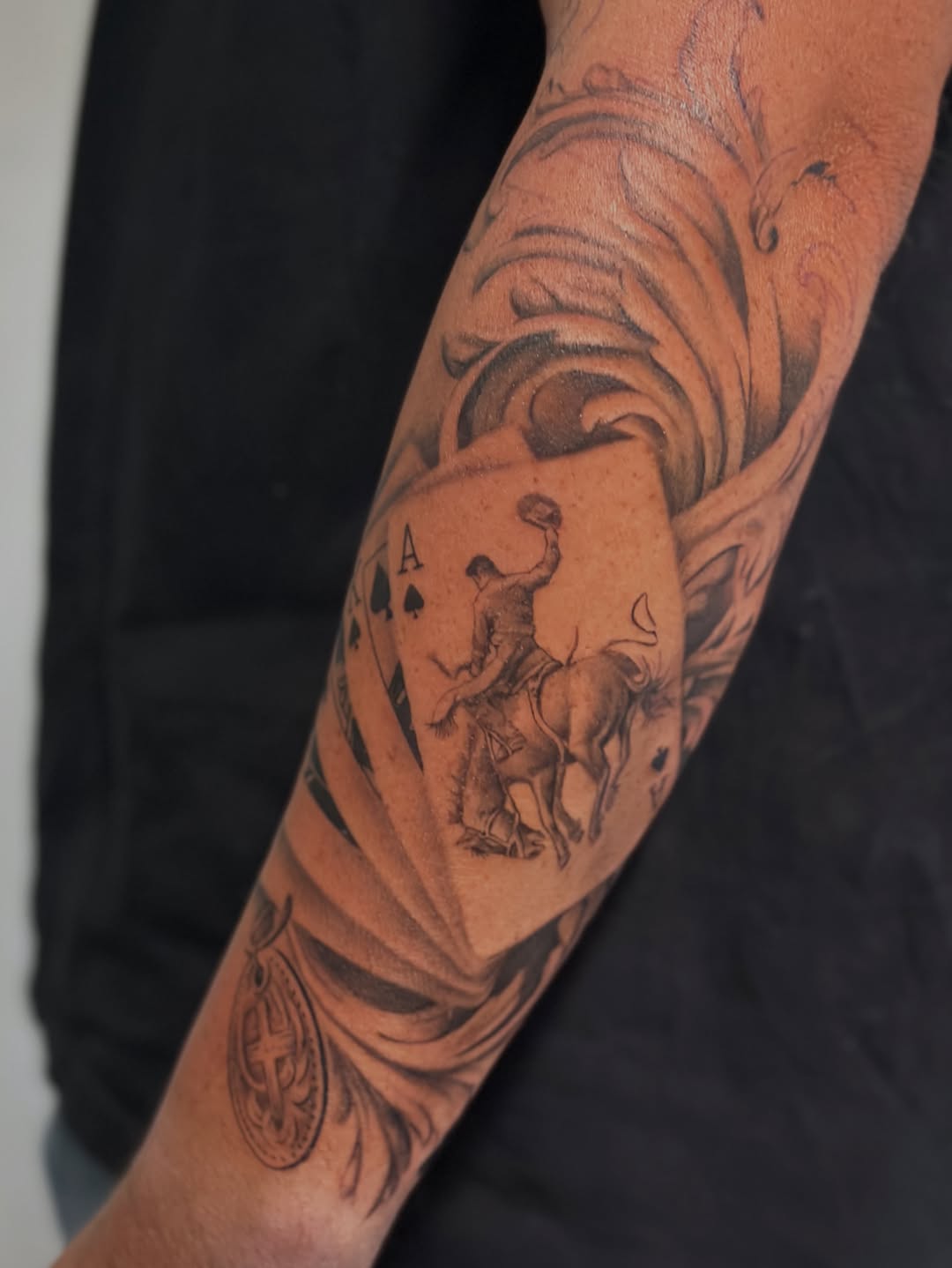 Tattoo by @tattooz_by_trent — black_and_grey, realism