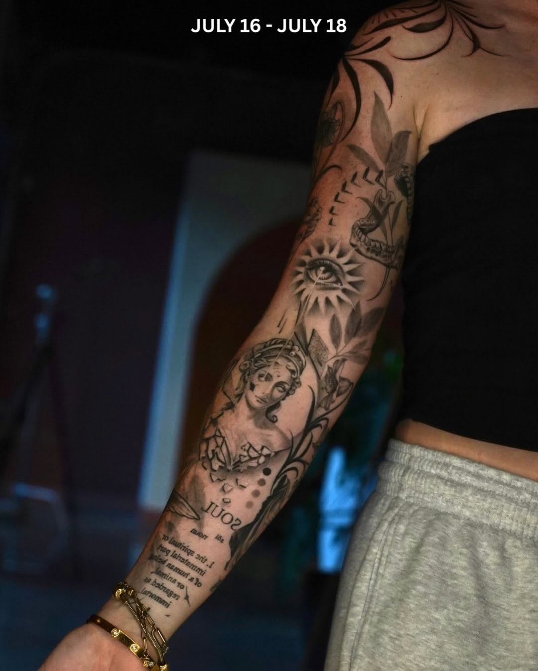 Tattoo by @tattoowithgrace — black_and_grey