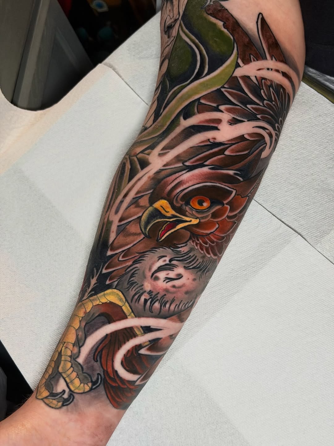 Tattoo by @bajabagleytattoos — japanese_irezumi, black_and_grey
