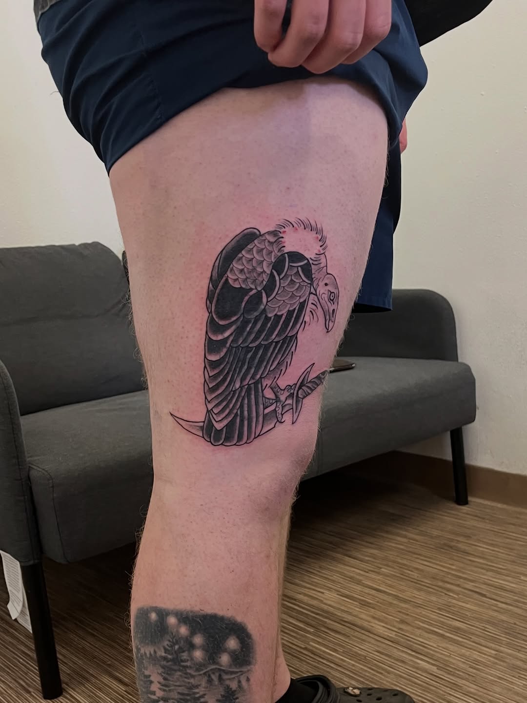 Tattoo by @laceybtattoos β american_traditional, black_and_grey