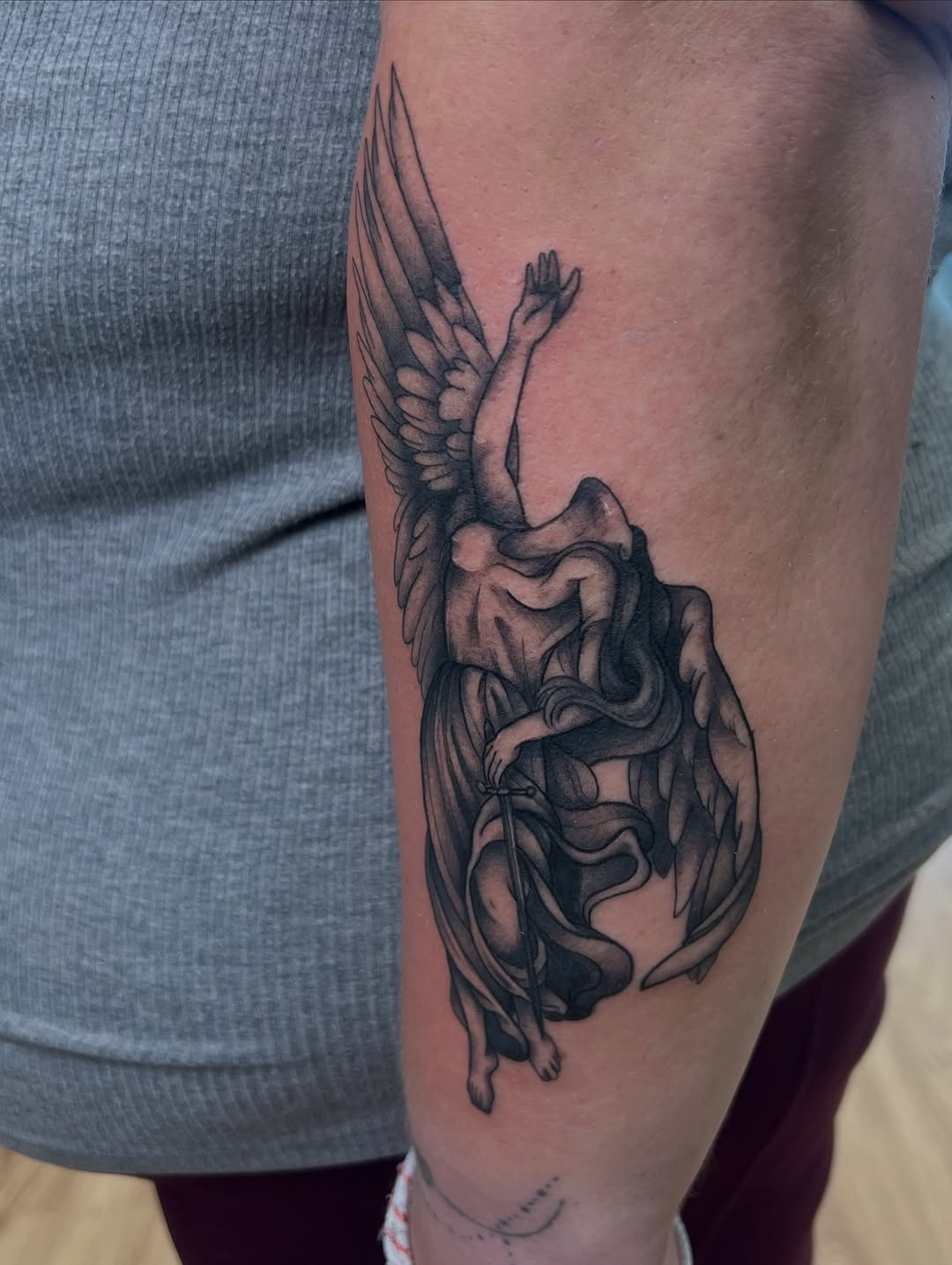 Tattoo by @tattoosbybailey — black_and_grey, realism