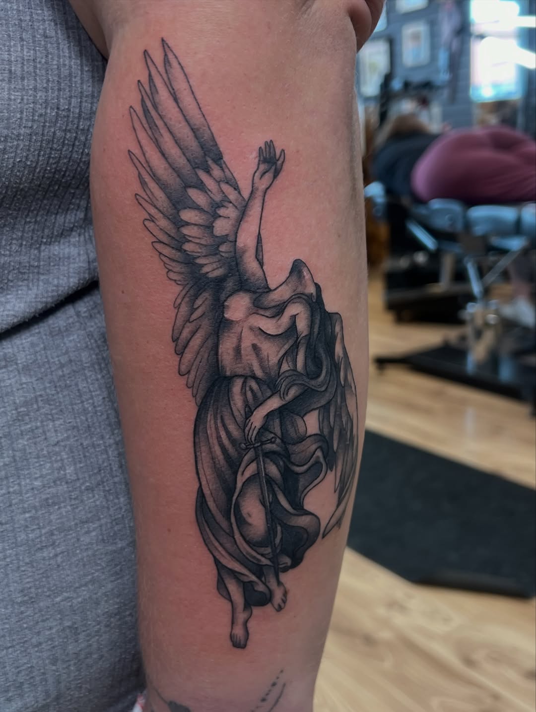 Tattoo by @tattoosbybailey — black_and_grey, realism