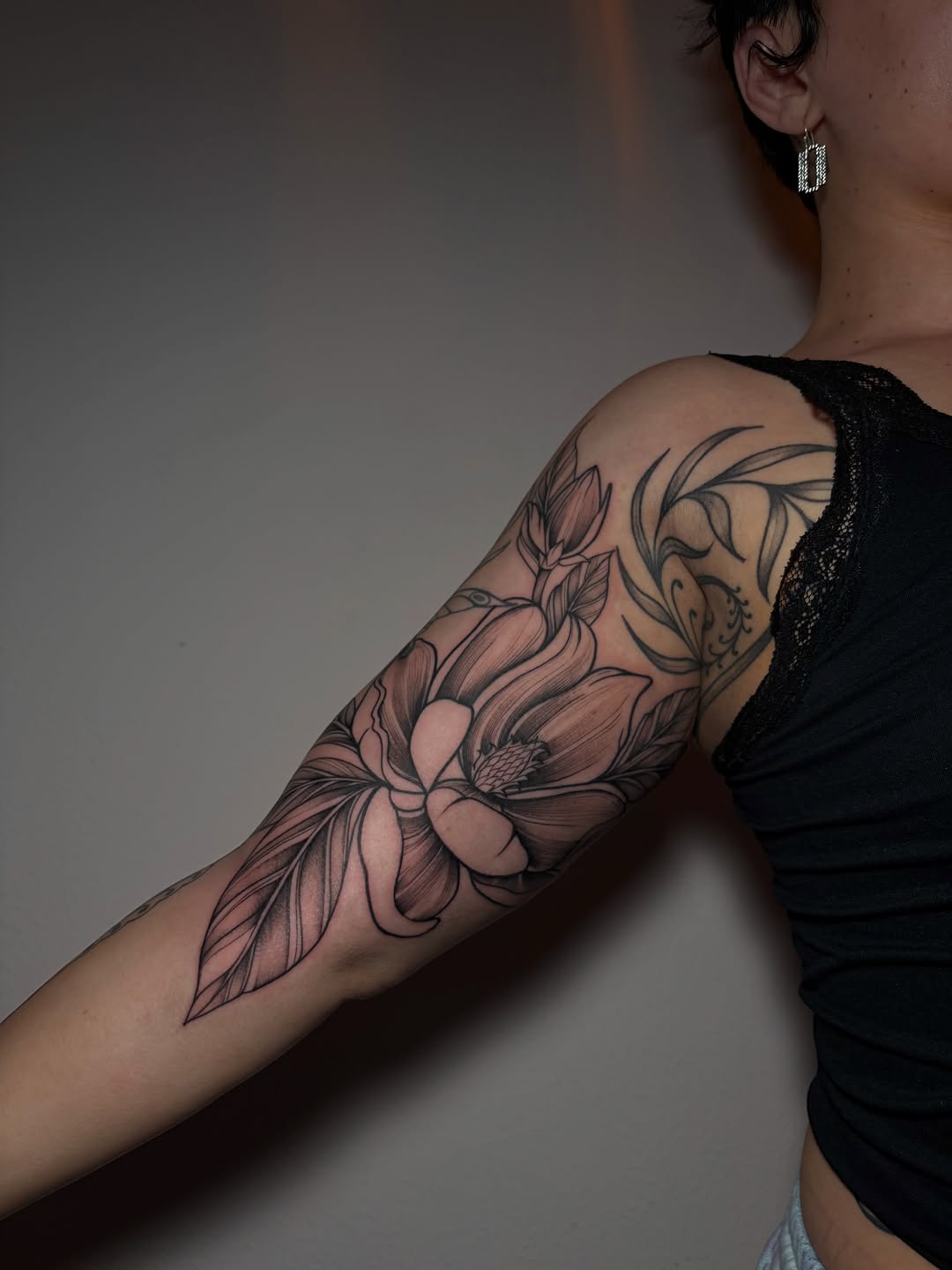 Tattoo by @feliine — illustrative, black_and_grey
