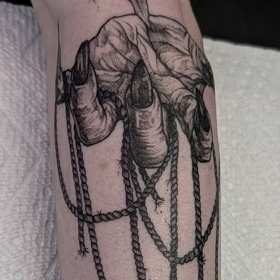 Tattoo by @ghpthree — black_and_grey