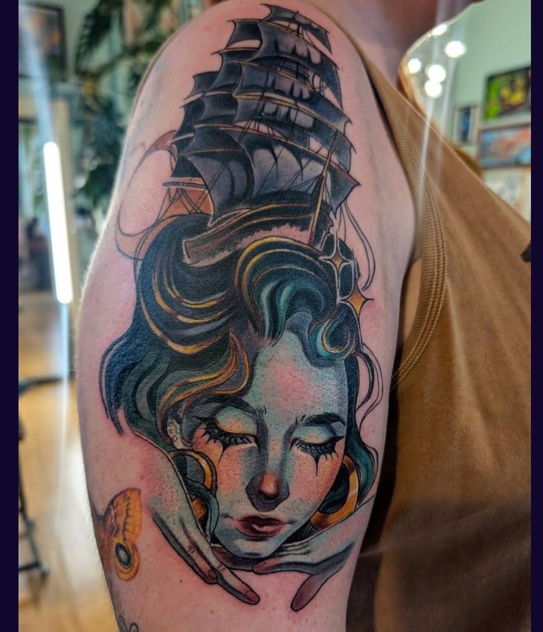 Tattoo by @lahelfowlerart โ illustrative, dark_realism
