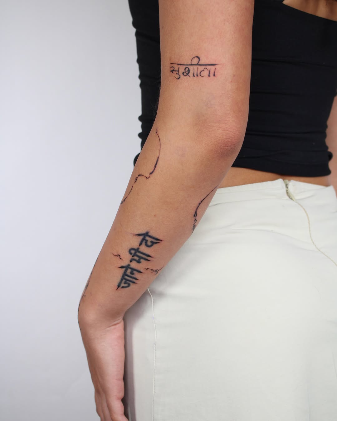 Tattoo by @tatpiaooo — lettering_script, fine_line