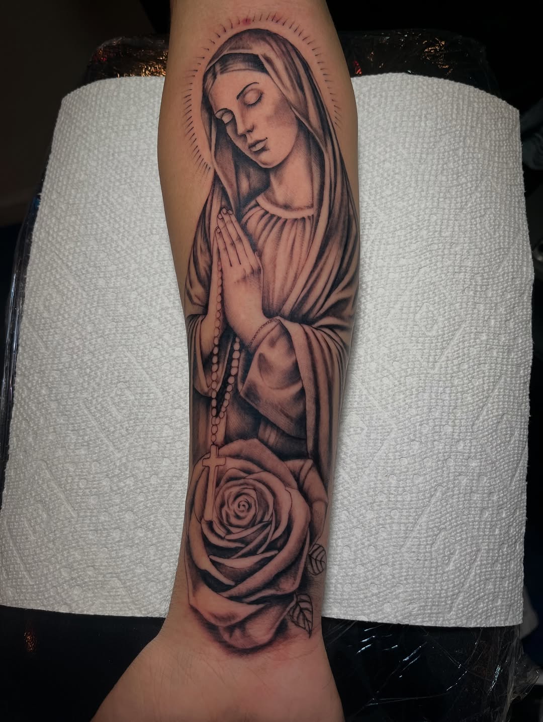 Tattoo by @shade.757 — realism, black_and_grey