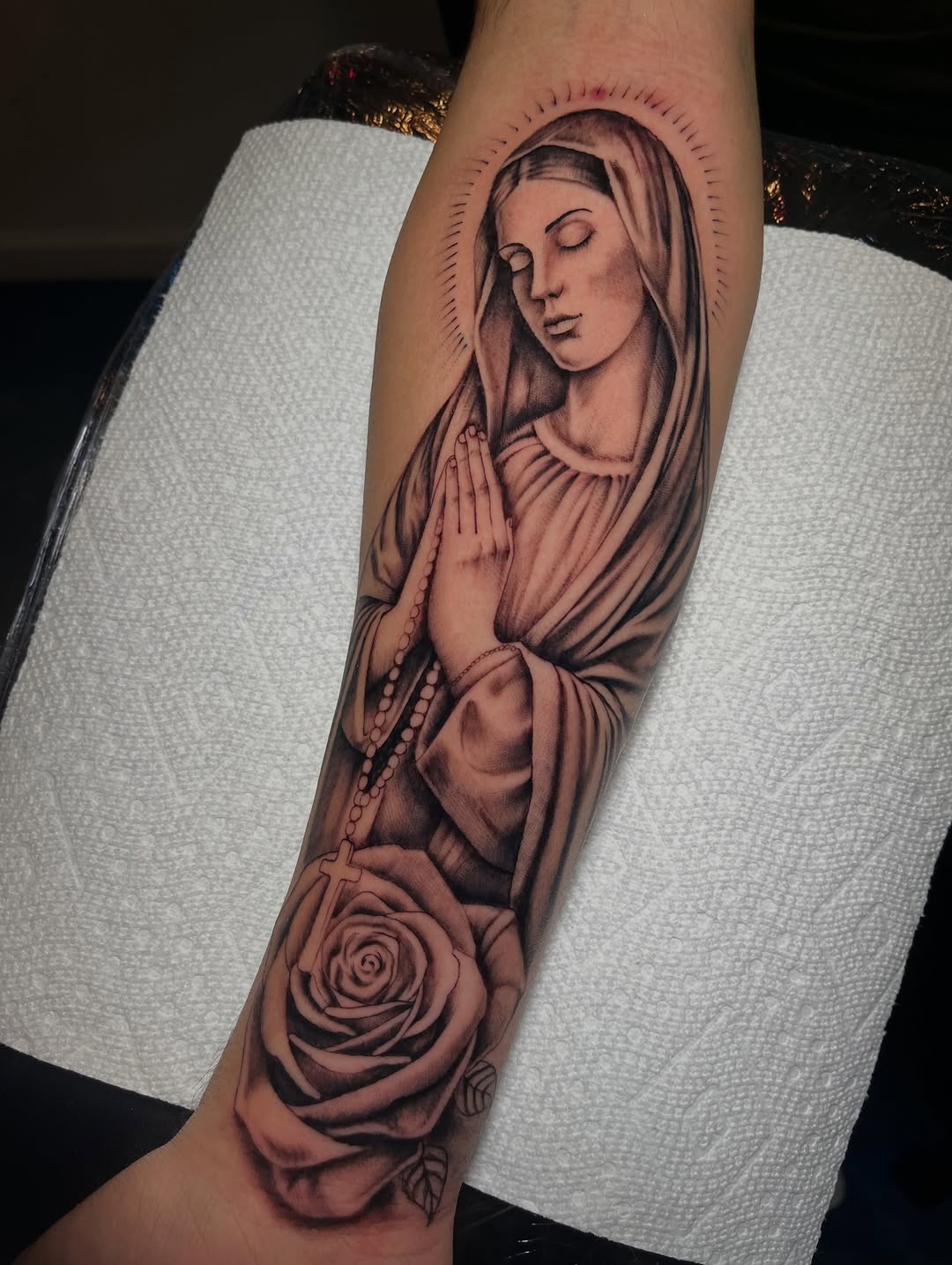 Tattoo by @shade.757 — realism, black_and_grey