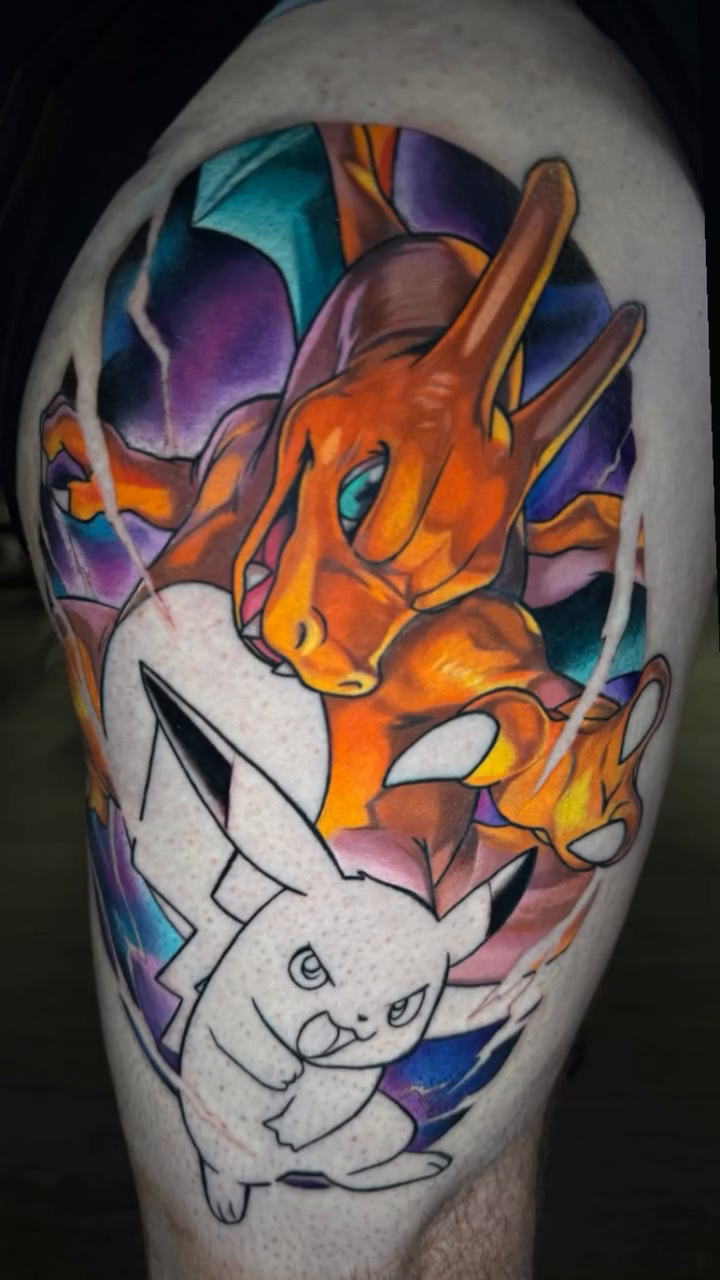 Tattoo by @dustinkaiser_tattoos โ anime, neo_traditional