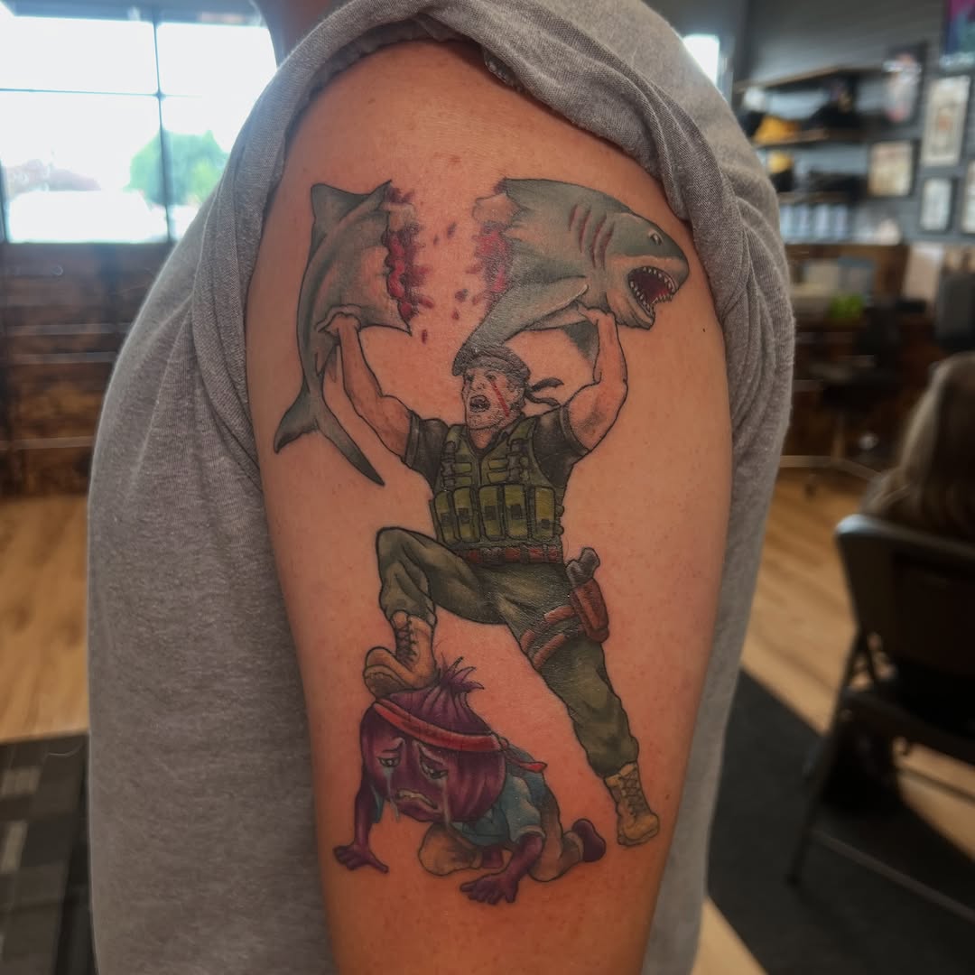 Tattoo by @tattoosbybailey — illustrative, new_school