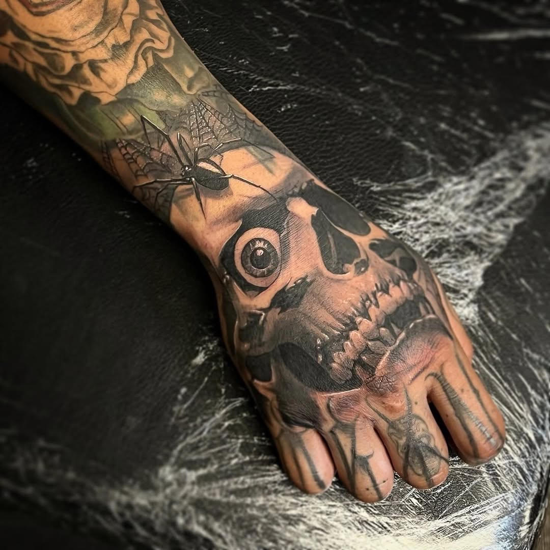 Tattoo by @marky_chavez โ realism, black_and_grey