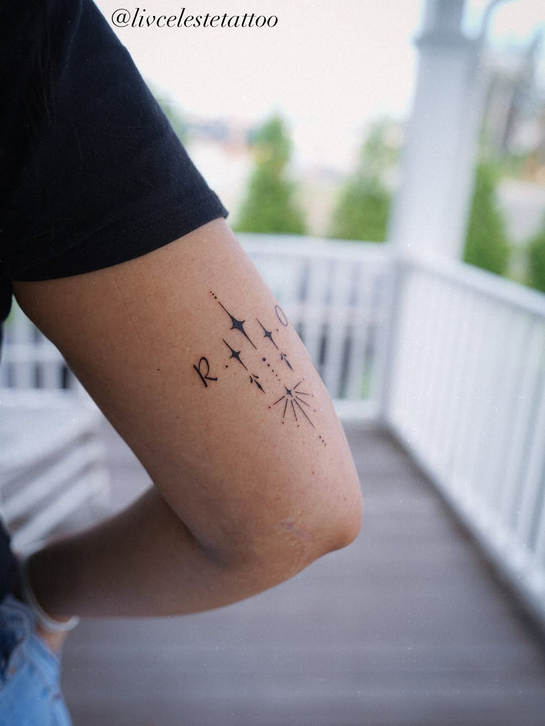 Tattoo by @livcelestetattoo โ fine_line, minimalist