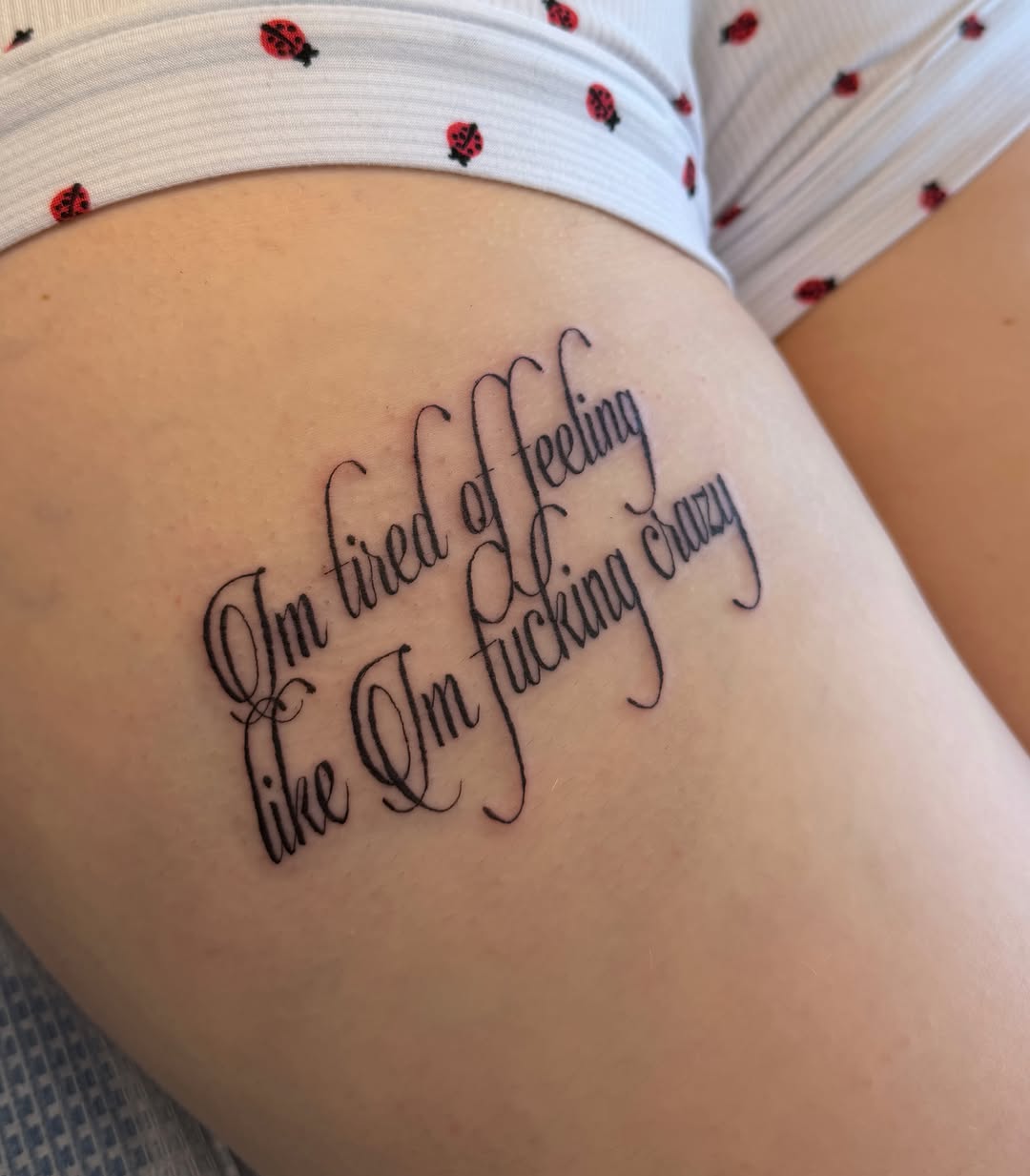 Tattoo by @kathrills β lettering_script, fine_line