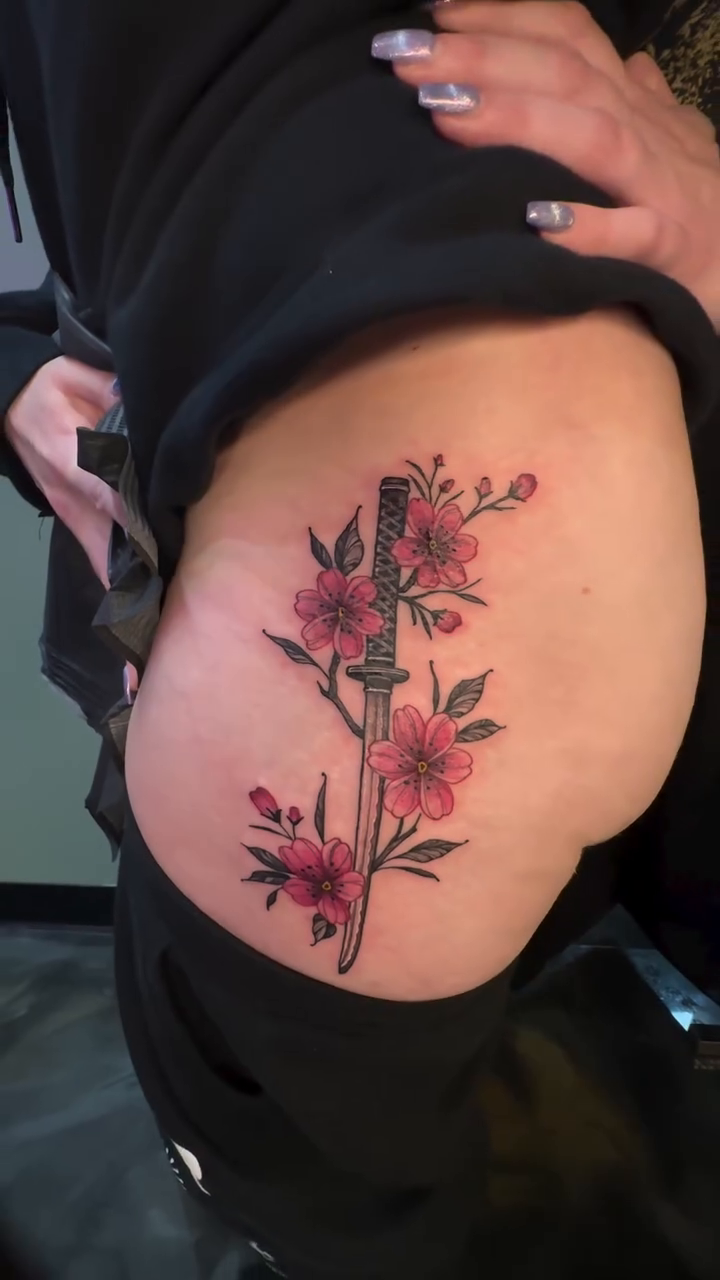 Tattoo by @nancyrose.art — fine_line, black_and_grey