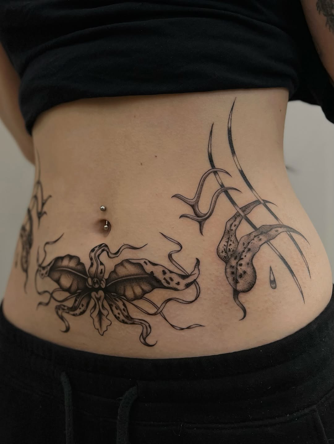 Tattoo by @tatz_doll โ black_and_grey