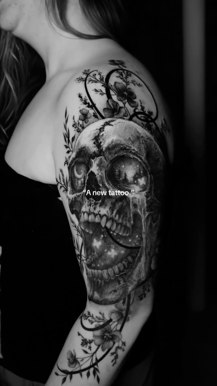 Tattoo by @tehyamaxwell — black_and_grey, realism